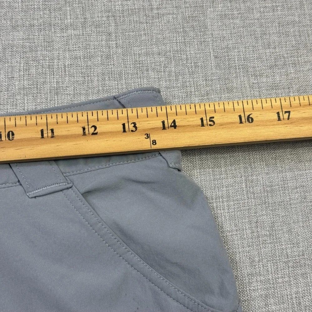 Columbia PFG Fishing Skimmer Shorts Womens 2 Gray Waist Flat Front 5